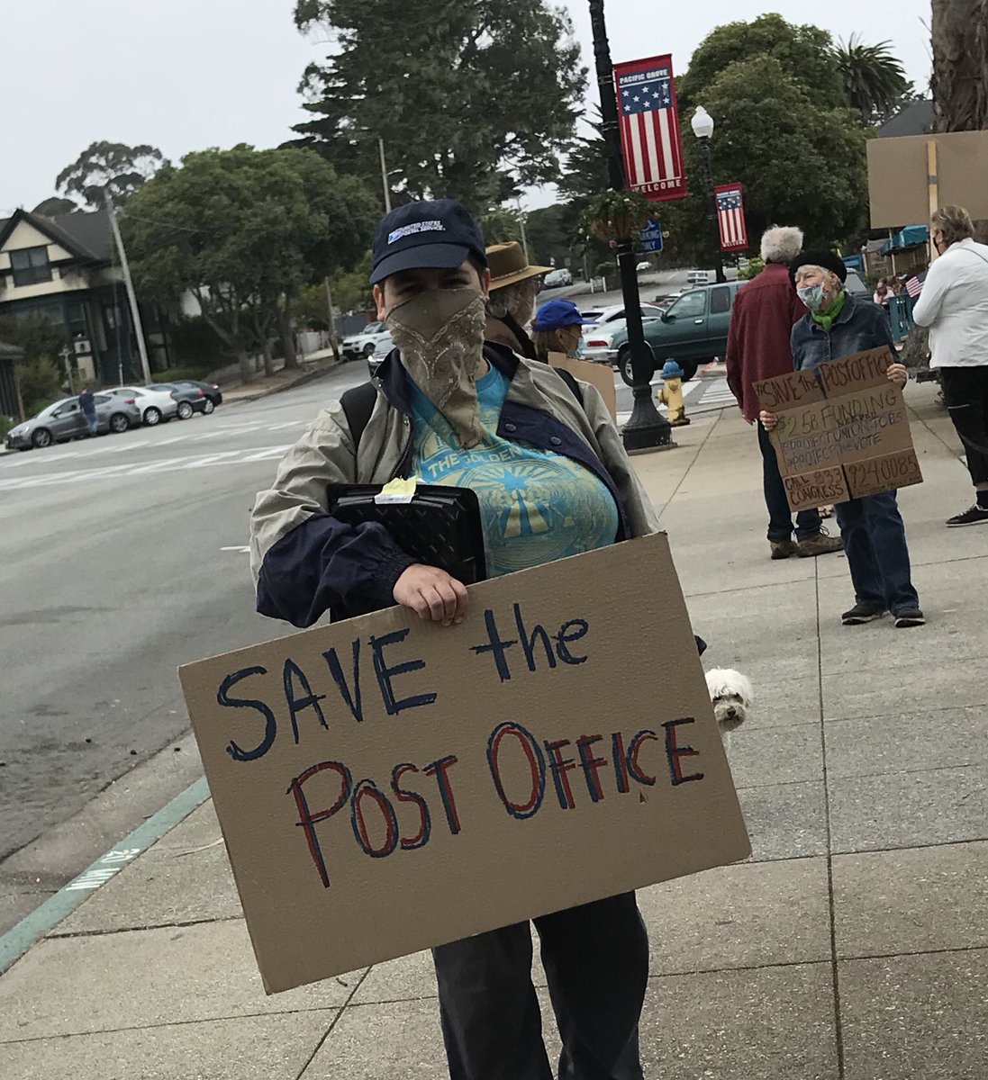 NannyDiSimone's tweet image. Pacific Grove, California 
#USPSProtests