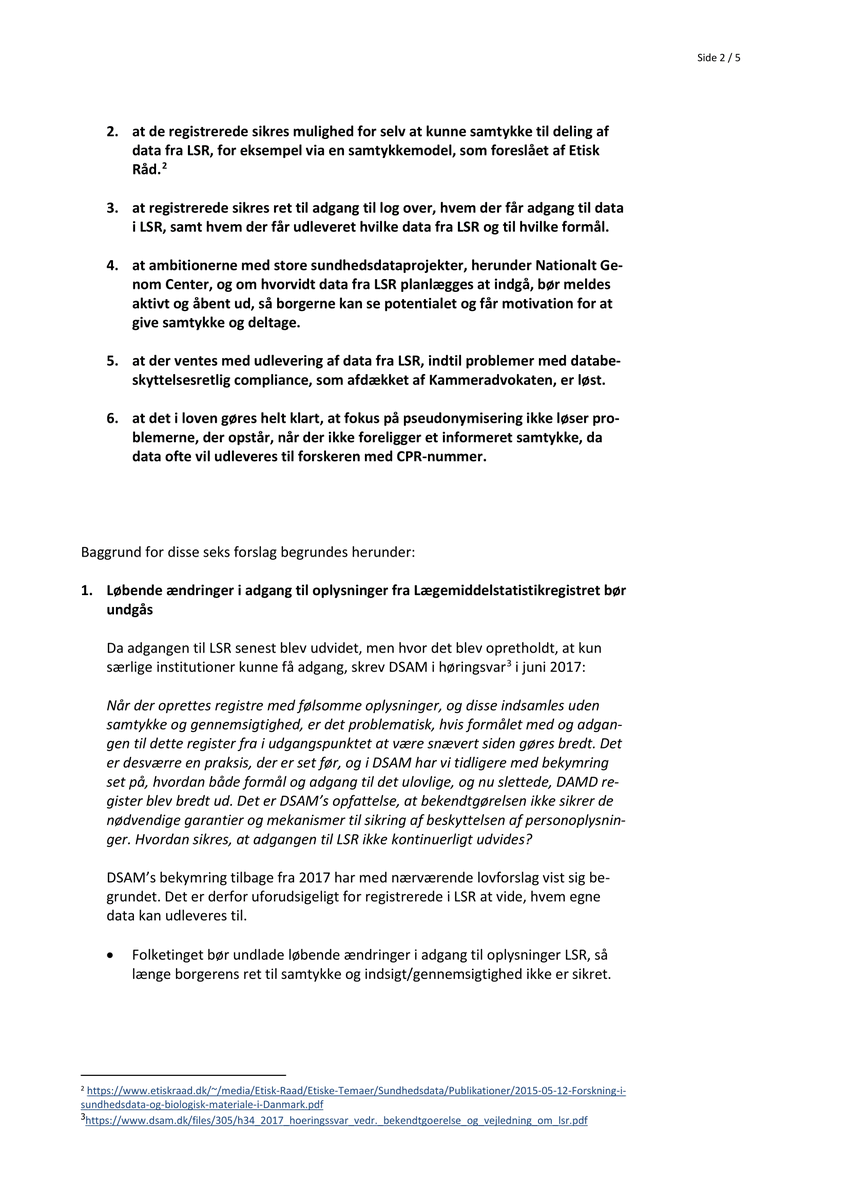 ThomasBirk's tweet photo. Adgang til fortrolige sundhedsdata udvides igen. Skal det være muligt for lægemiddelindustri og udland, at få adgang til CPR-koblede lægemiddelordinationer uden samtykke? Skal lægemiddelordinationer lægges i Nationalt Genom Center? #sundpol #dkpol
LINK: https://t.co/PBADCuLlOW https://t.co/rUGaGdbcPI