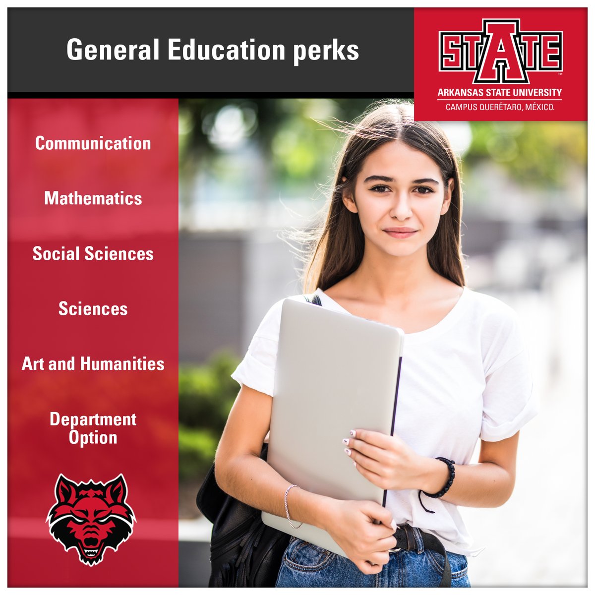 Having the opportunity to change your major once you started college without losing credits, it's an advantage that ASUCQ offers compared to other universities in México. Learn more about our educational program.

#ASUCQ #AStateCQ