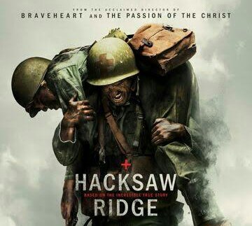 5. HACKSAW RIDGEYear: 2016Language: English Cast: Andrew Garfield, Vince Vaughn, Teresa Palmer, Sam Worthington, Hugo Weaving.Director: Mel GibsonNote: Won 2 Oscars and 1 Golden Globe.