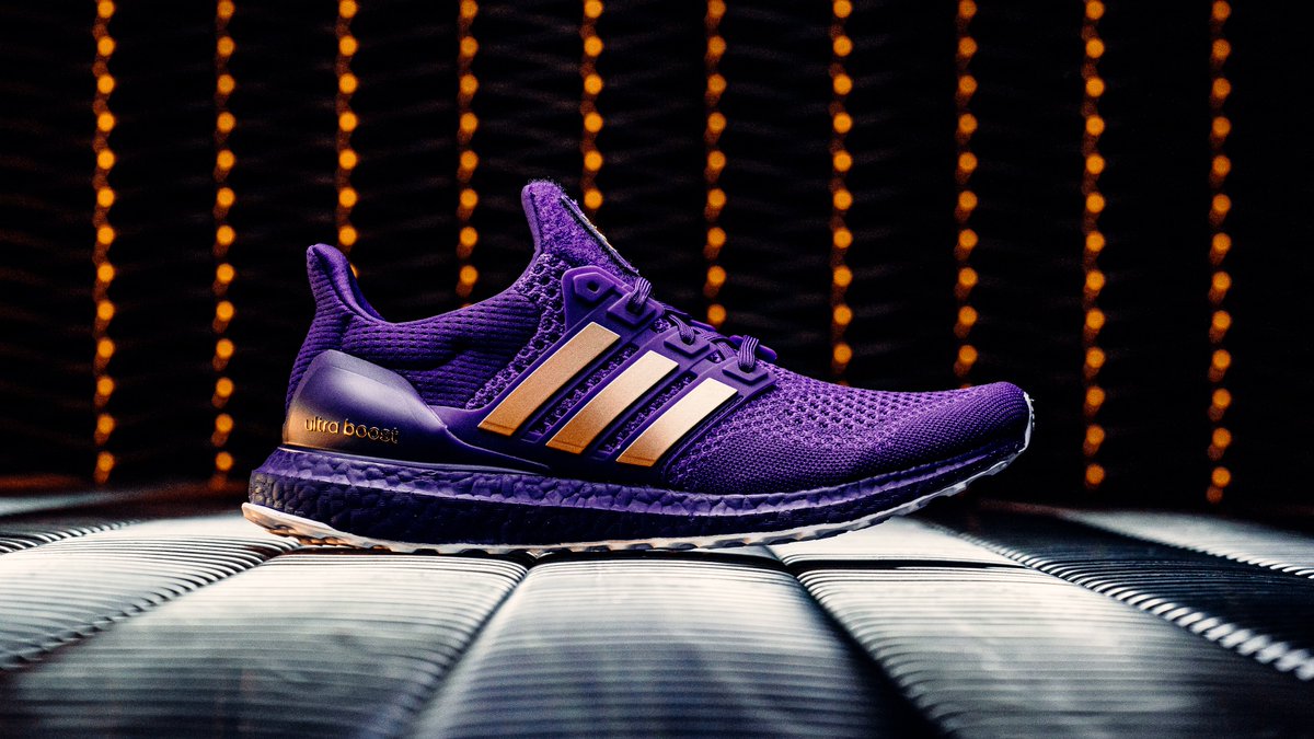 purple and gold ultra boost