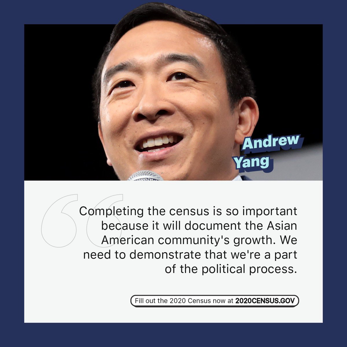 GoldHouseCo's tweet image. Join @AndrewYang for the #CensusWeek of Action! This is our last chance to be counted for 10 years. Help us spread the word, especially to hard-to-reach communities. Complete the #2020Census today at 2020census.gov!