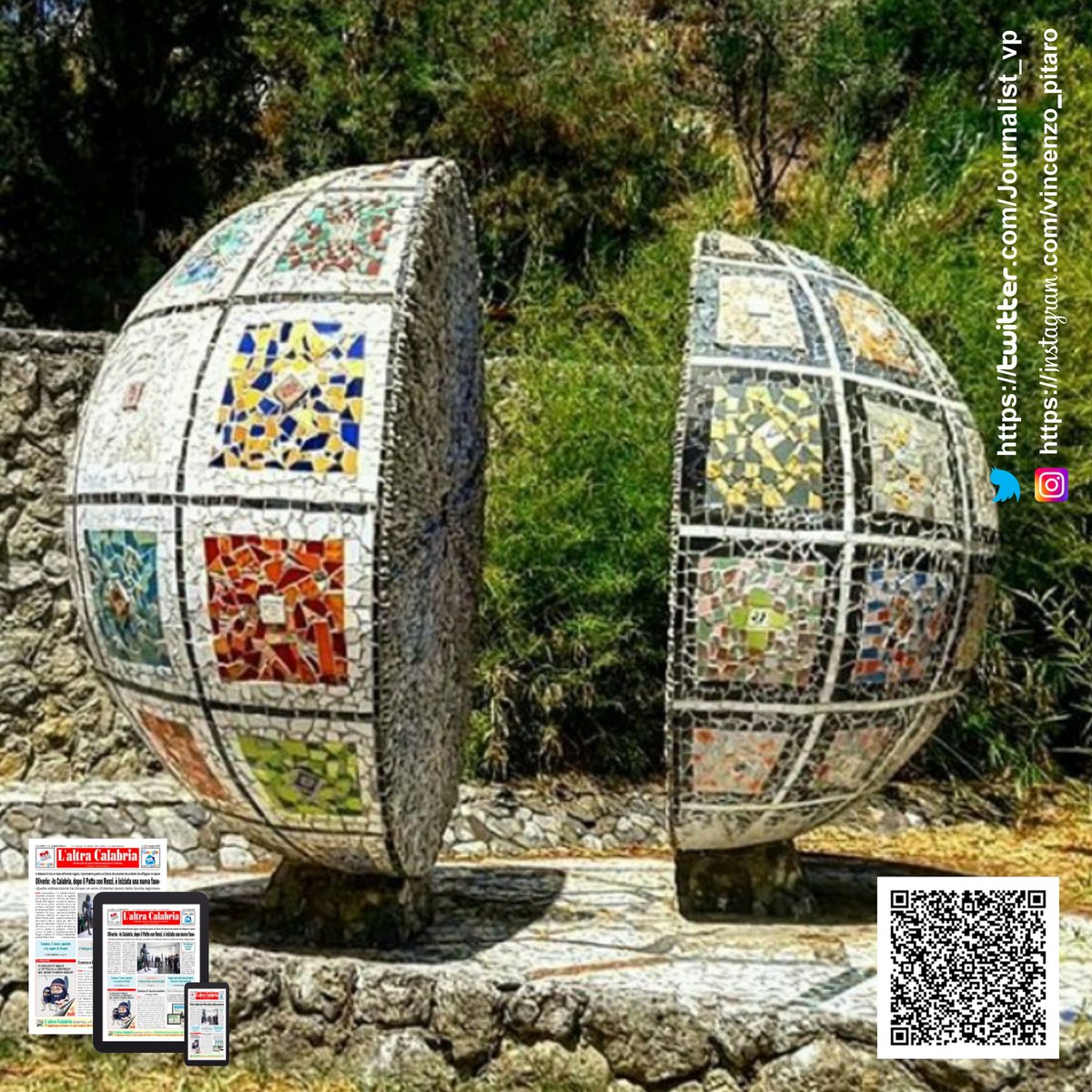 laltracalabria's tweet photo. #Mammola (RC). #25agosto 2020. Scompare all'età di 91 anni il grande #NikSpatari, #pittore e scultore di fama mondiale, architetto, fondatore - con #HiskeMaas - del #MuSaBa #Spatari. «Un ambiente artistico con un'esplosione di #colori unica al mondo» (cit. #VincenzoPitaro). #Arte https://t.co/u4bOQ8haRW