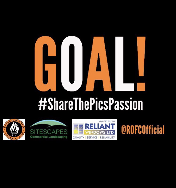 ROFCOfficial's tweet photo. 26’ GOALLL! 1-0 Pics! 

Riccardo Calder curls a 20 yard plus free kick inside the near post, high into the net from an improbable angle. 

Quality strike! Top work @Riccardocalder1 ⚽️

#ROFC #ShareThePicsPassion 💛🖤 https://t.co/BrRNML5CR1