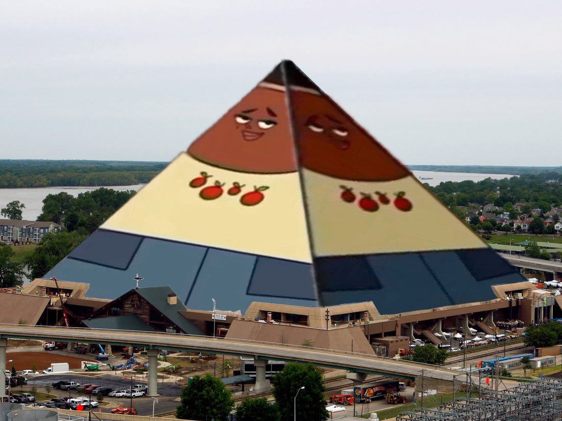 logan on X: this remodel makes the bass pro shops pyramid look so much  better!  / X
