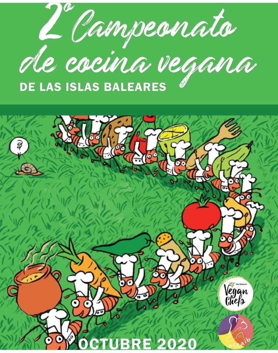 El año pasado en la primera edición del concurso de cocina vegana para profesionales nos lo pasamos pipa. HEmos vuelto! Eres cocinero profesional y quieres demostrar que se te da bien la cocina vegana, tienes la oportunidad de demostrarlo. 
Puedes consultar las bases en ascaib