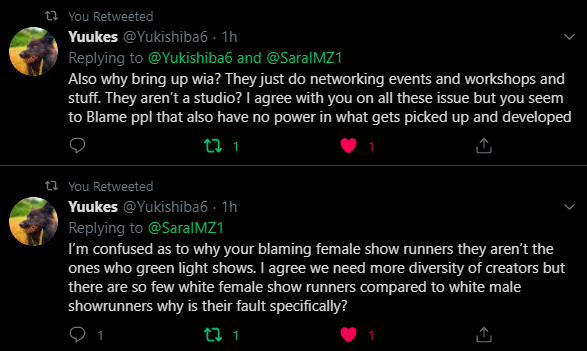 -the show, it promoted diversity among the creators, there was nothing inherently progressive highlighted about HGSThe creators themselves didn't make the promotion that way, their part in it was simply being interviewedThere's a namedrop of WIA but I found these replies