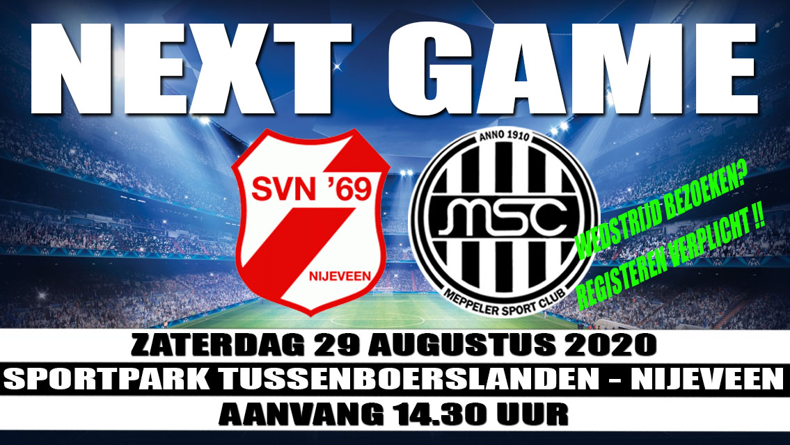 Registreren verplicht bij de bekerwedstrijd SVN’69-MSC mscmeppel.nl/algemeen-nieuw…