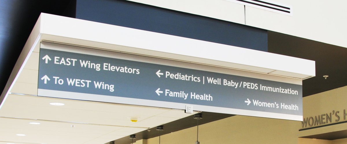 Poor #signage can result in lost, frustrated visitors, wasted time for staff, and lower #HCAHPS scores. APCO has been solving these problems for healthcare facilities for over 50 years, offering expertise from ##wayfinding and #ADAcompliance to fabrication and installation.
