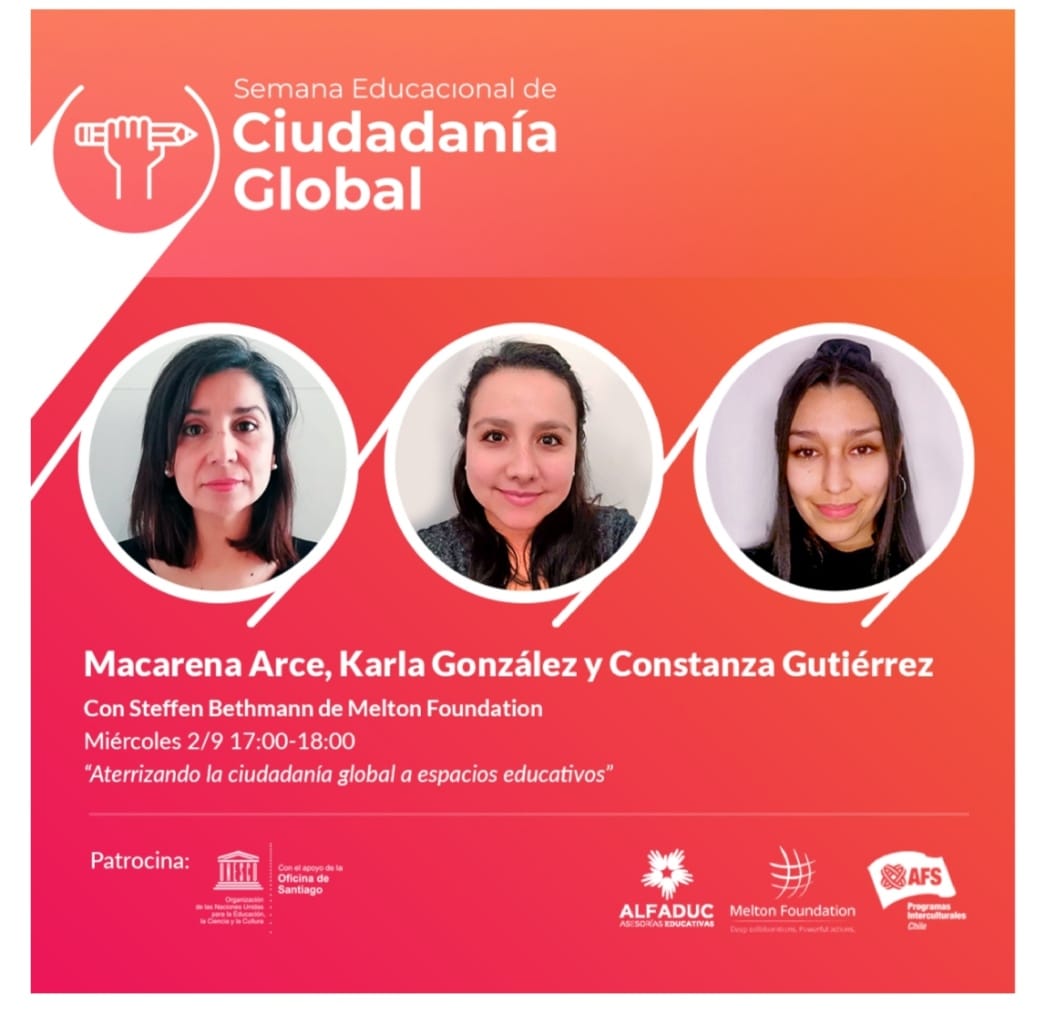 La #CiudadaníaGlobal parte de la base de que las decisiones y acciones personales tienen impacto a nivel local y global. Durante la #SemanaEducacional exploraremos como llevarlo a la practica en espacios educativos! 
📌 Inscríbete, quedan pocos cupos 👉 docs.google.com/forms/d/e/1FAI…
