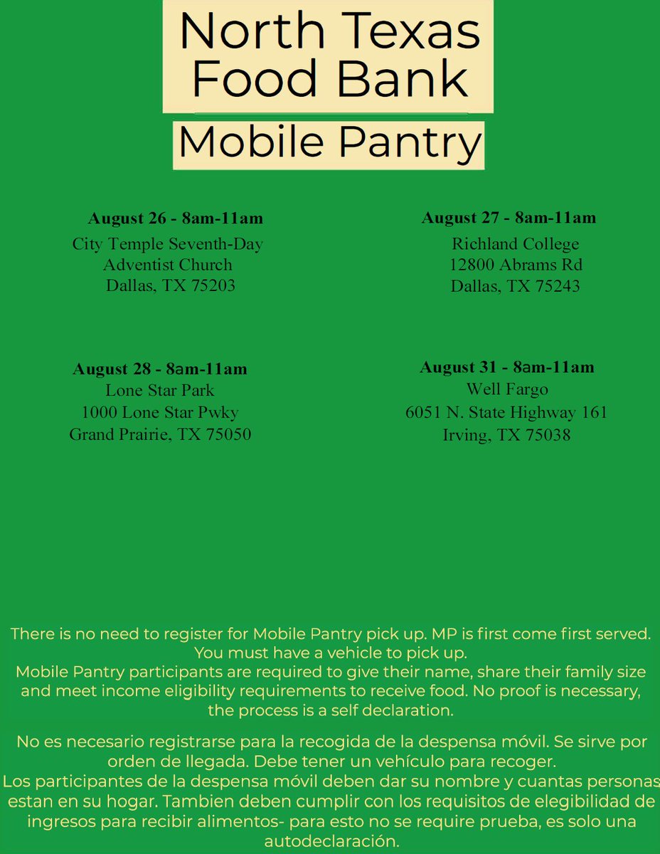 Please share this information with family and friends. Por favor, comparta esta información con familiares y amigos.