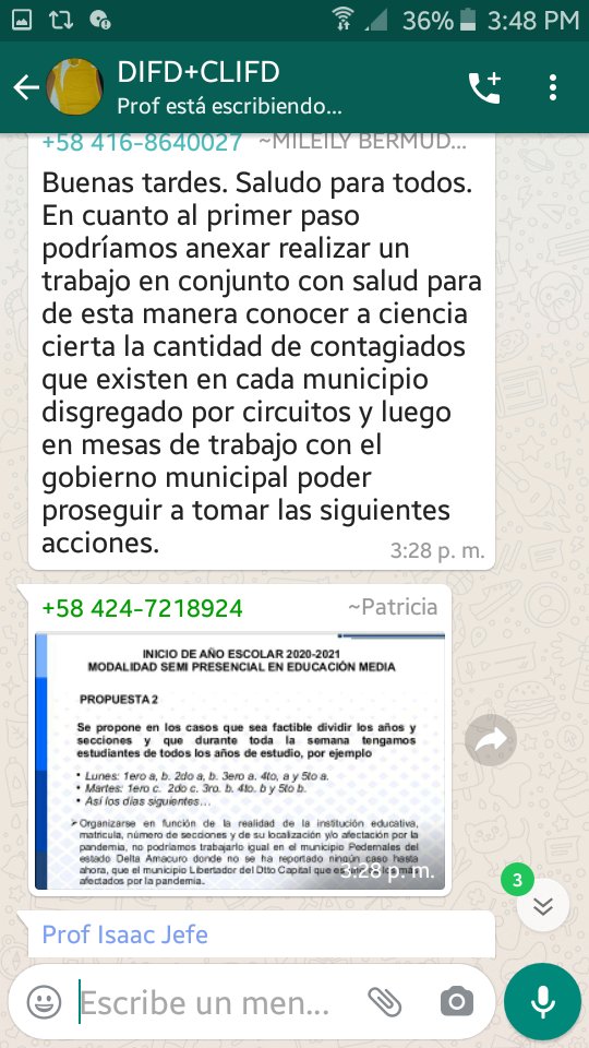 La División de Investigación y Formación Docente de ZE Trujillo en  desarrollo vía online Consulta, para generar propuesta del año escolar 2020 - 2021.  Modalidad Semi Presencial 
<a href="/NicolasMaduro/">Nicolás Maduro</a>
@MPPEDUCACION @psuvaristobulo @ZonaEduTrujillo
<a href="/LaidelyPsuv/">Laidely Grimán</a>
<a href="/zaacrojo/">Isaac Rojo</a>