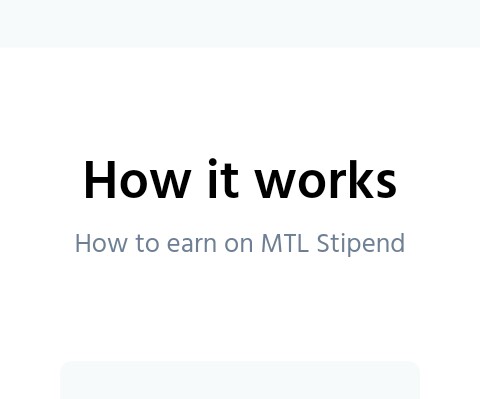 Are you a student, worker, parent or guardian that needs dialy stipend? MLTSTIPEND is here!