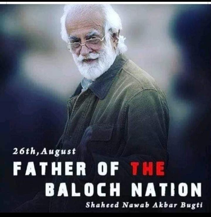nimra_rind's tweet photo. شہیدوں کے مزاروں پر جڑیں گے ہر برس میلے
وطن پر مرنے والوں کا یہی باقی نشاں ہوگا

26 اگست 2020 14واں یوم شہادت ڈاڈے بلوچ شہید نواب اکبر خان بگٹی
#ShaheedNawabAkbarBugti https://t.co/x3h8zsBGmY