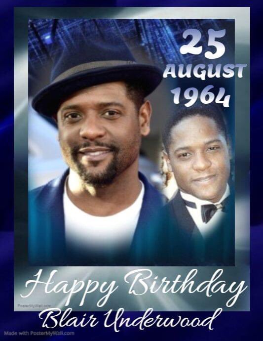 Happy Birthday to legendary sexy actor Mr Blair Underwood                        