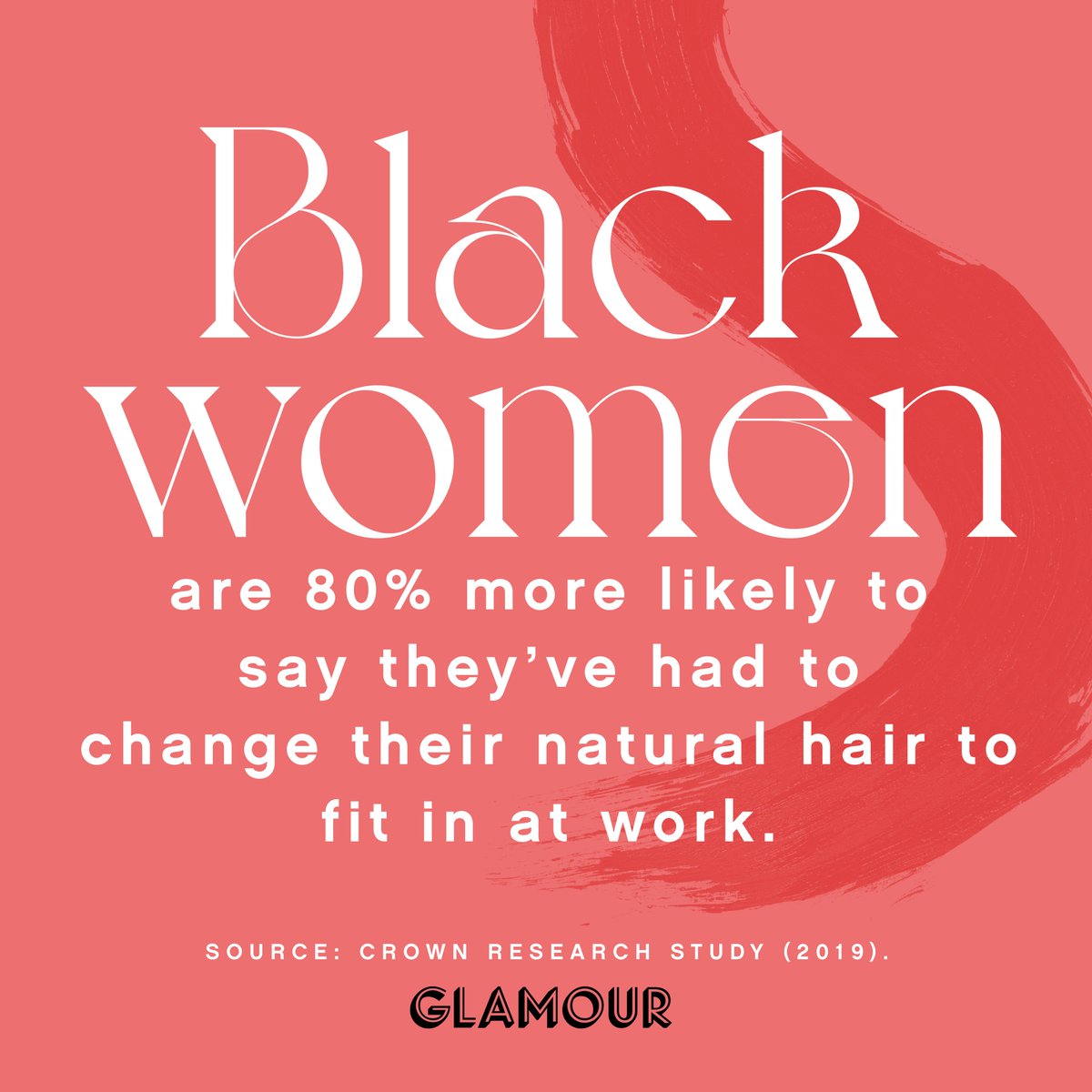 The practice of workplace hair discrimination has been alive and well for decades. This bias is precisely why  #TheCrownAct (Creating a Respectful and Open World for Natural Hair) now exists.  http://glmr.co/QmqZoZK   #OurHairIssue