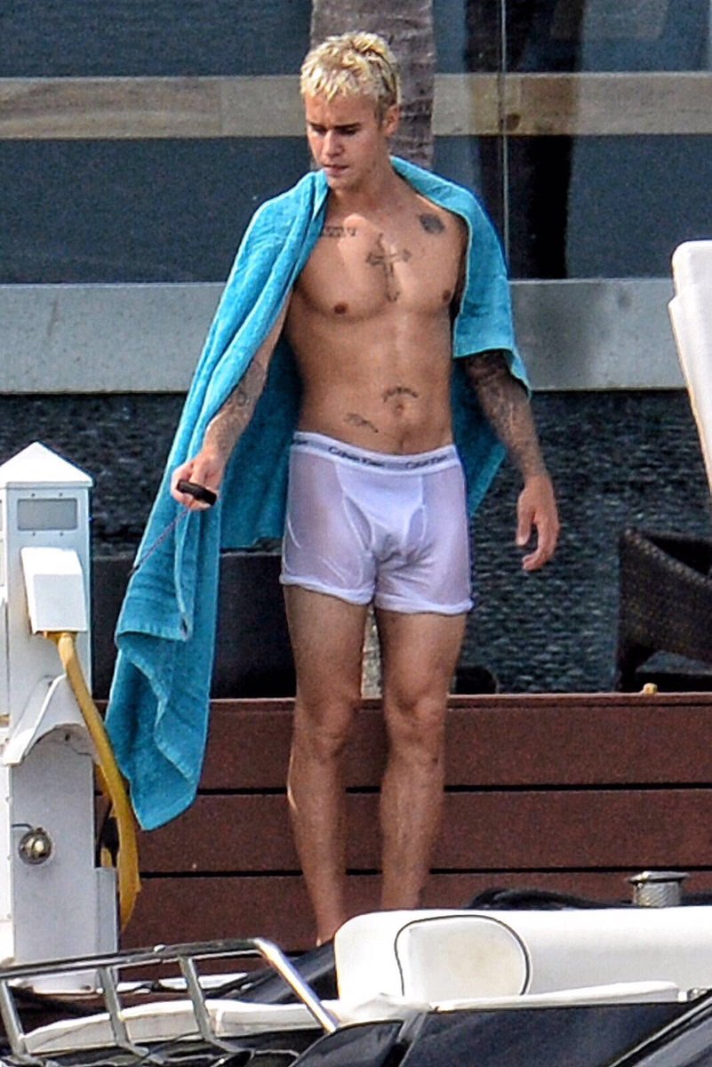 Justin Bieber bulge.