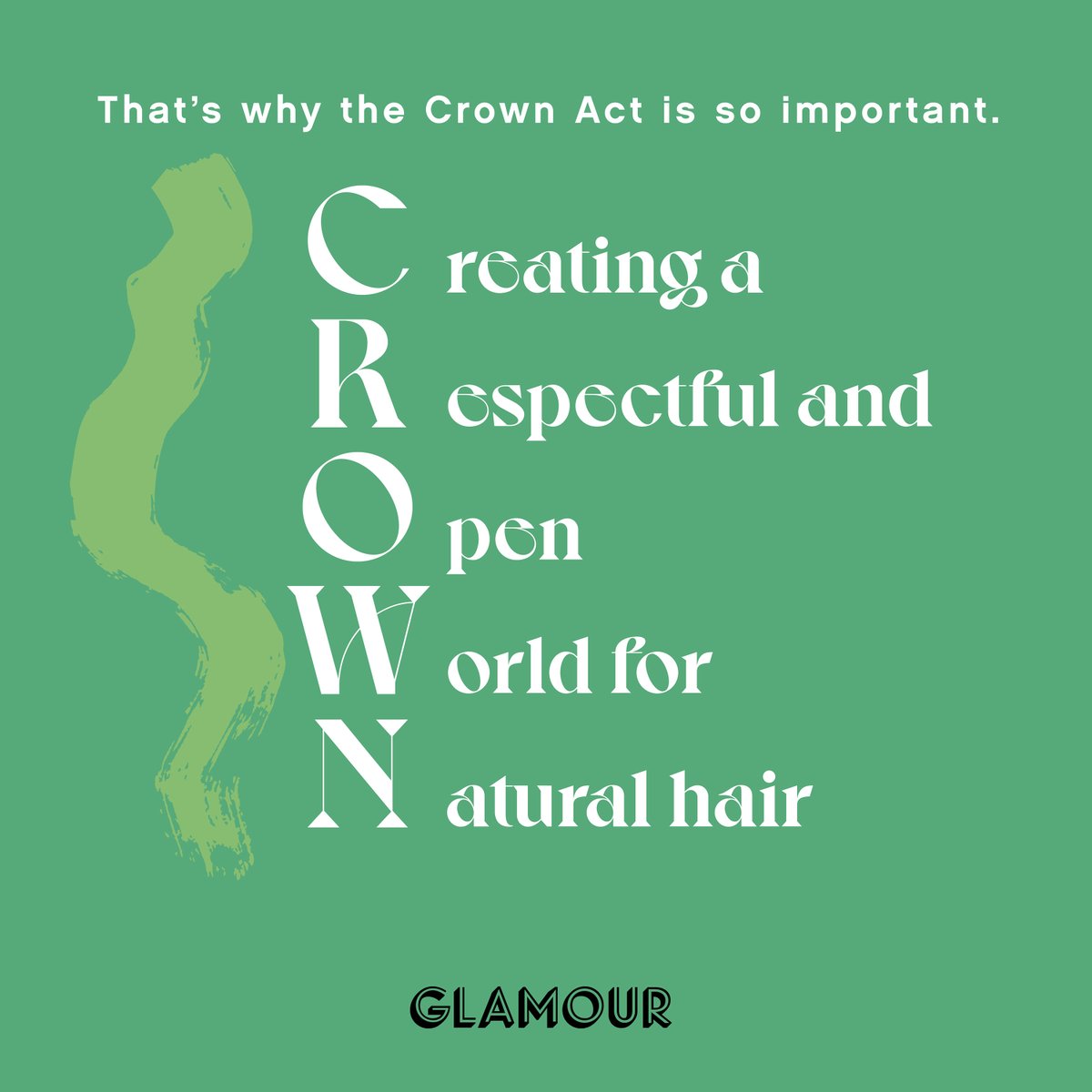 Together, we have the power to end hair discrimination. To demand  #TheCrownAct gets passed in your state, sign the petition.   http://glmr.co/QmqZoZK   #OurHairIssue