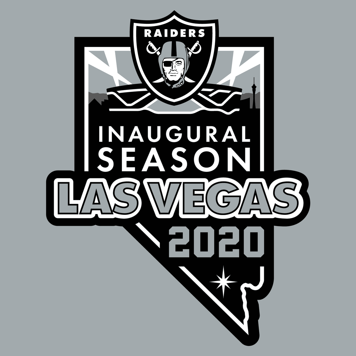 las vegas raiders inaugural patch