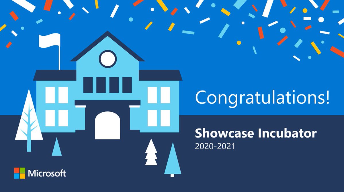 @CambridgeHS1 has been chosen as a Microsoft Incubator Showcase School for 2020-2021! Excited for the challenge and support from this powerful PLN! #MicrosoftEDU #ShowcaseSchool @RobynHrivnatz @CJ_FCS_CAO @FultonZone7 @hoke @MissRioux