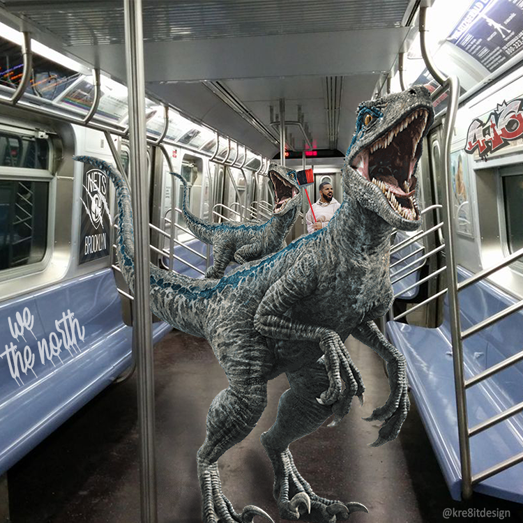kre8itdesigns's tweet photo. We swept through Brooklyn. Next stop... Boston!

#letsgoraptors #basketball #raptors #torontoraptors #brooklyn #brooklynnets #bostonceltics #celtics #raps #drake #ovo #jurassicpark #photoshop #graphicdesign #toronto #burlon #hamont #canada #the6ix #NBA #NBAPlayoffs #WeTheNorth https://t.co/DZ8vHRCE58