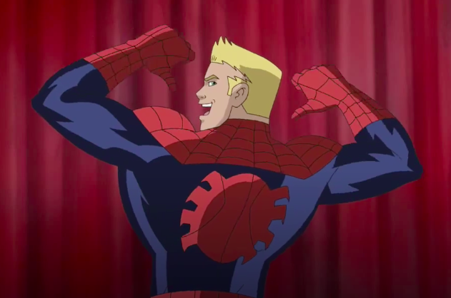 Season 1, Episode 21, “I Am Spider-Man” - Flash stars as his favorite superhero, Spider-Man, in the school play! Meanwhile, Peter questions whether he might have misjudged Flash.