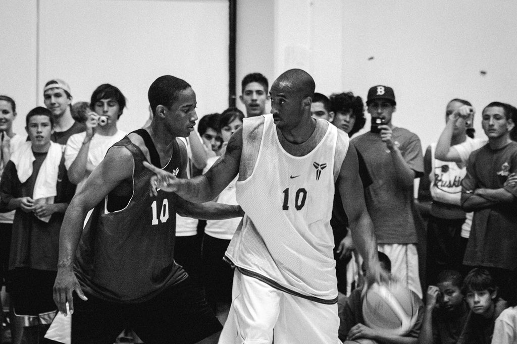The relationship between Kobe Bryant, DeMar DeRozan and James Harden stems back over a decade ago.Long before the three of them took the court together at the Drew League.