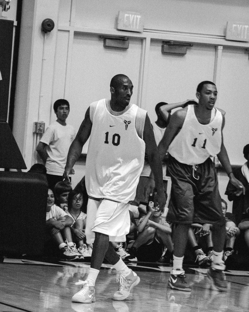 The scrimmage also included Austin Daye & Malcom Thomas — two players that have spent their summers at  #TheDrew. There, DeRozan & Harden learned skills and valuable intricacies of the sport that would resonate at the next level, as well as testing that knowledge against Kobe.