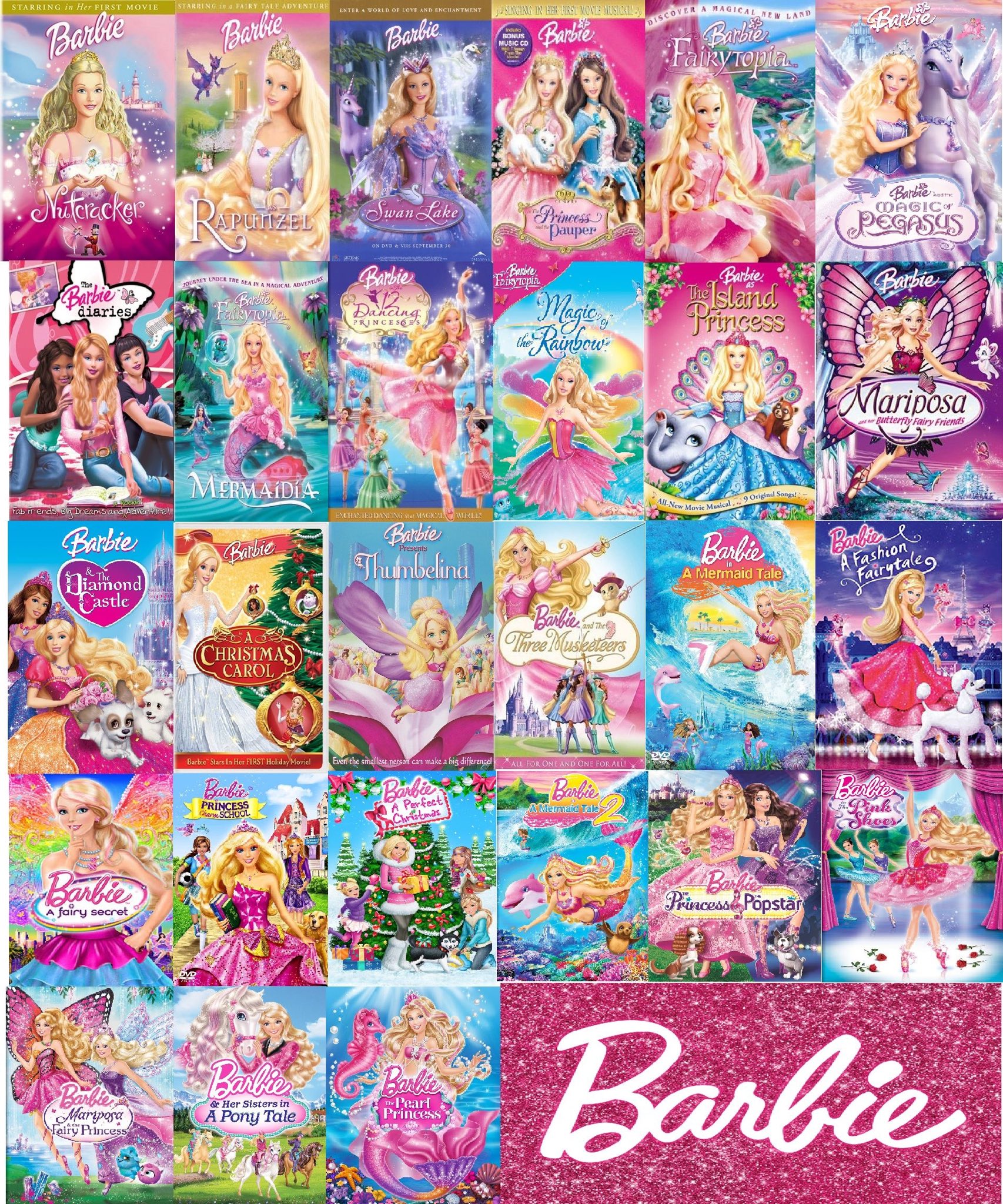 Complete List Of Barbie Movies Filmes Da Barbie Barbie Filmes My XXX