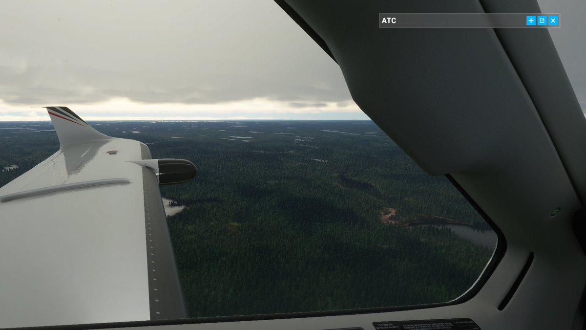 After that it was a switch to the Cessna Grand Caravan which cruised at a much lower altitude. Boy, Ontario& #39;s got a lot of lakes.