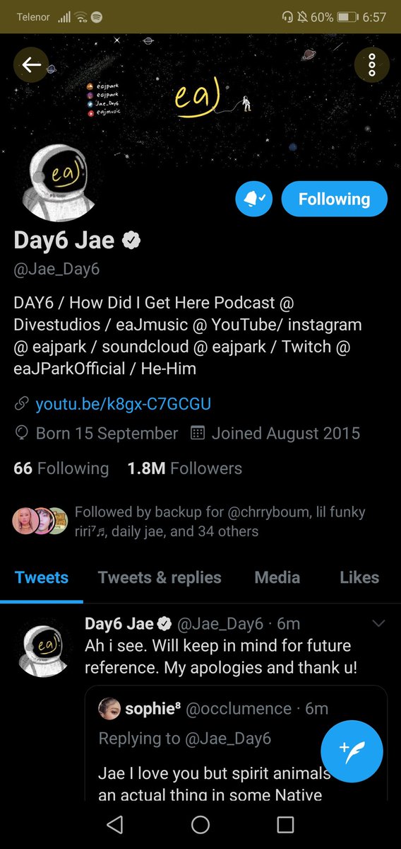 kissvmk's tweet photo. @orbitdoie @Jae_Day6 HE DID IT AHH 🥺😭❤️ https://t.co/3JqpK2psKx