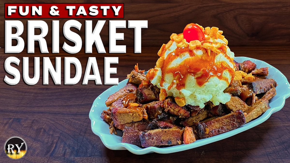 CookWithRy's tweet photo. Brisket Sundae - A Fun &amp; Tasty Way To Serve Brisket &amp; Mashed Potatoes. Video here: https://t.co/Z5PvK3svz7 #cooking #grilling #bbq #barbecue #brisket #mashedpotatoes https://t.co/6x58iphS1C