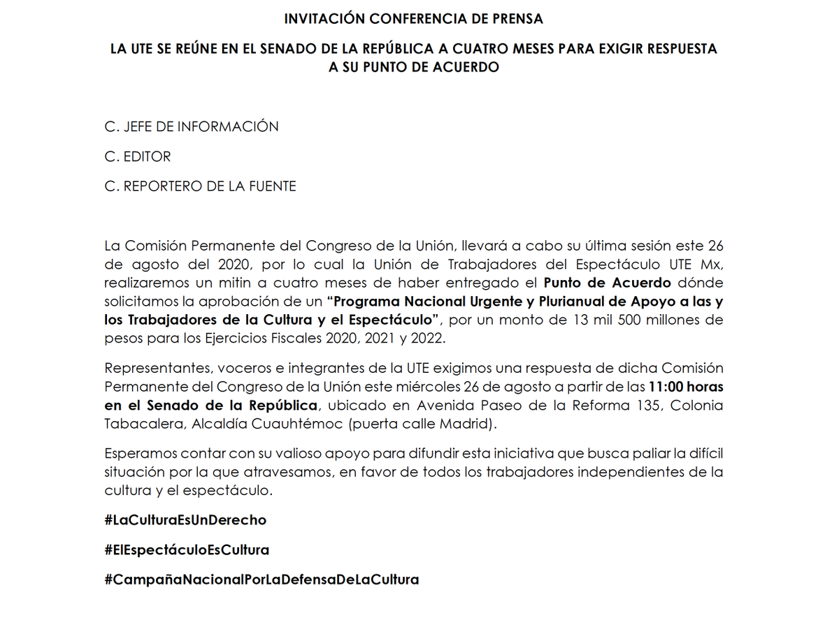 UTEmexico's tweet photo. Colegas mañana estaremos nos vemos en  Senado de la Republica @utemx https://t.co/PYXLaZIjaY
