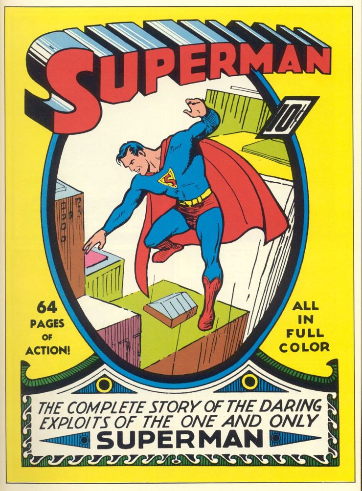 Superman's curly forelock was a component of his character design from the very beginning, before creator Joe Shuster settled on how to draw the S!