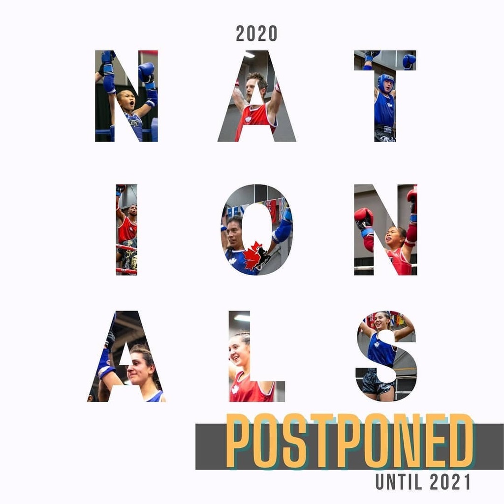 We hope everyone is taking care as each province goes through their own reopening phase.

Nationals will be postponed until 2021 as Muaythai Canada considers the safety of all nak muay. We don't want to rush into anything and will reevaluate Nationals in… instagr.am/p/CEU5YeNJ-wj/