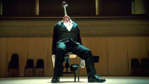 Serial killer Tobias Budge makes his displeasure with a bad cellist and draws  #Hannibal’s attention with a “serenade” on his pickled larynx.(In fact it’s Roy Thomson Hall where we saw Carly Rae Jepsen perform her orchestral suite, & across the street from “Hannibal’s office”!)