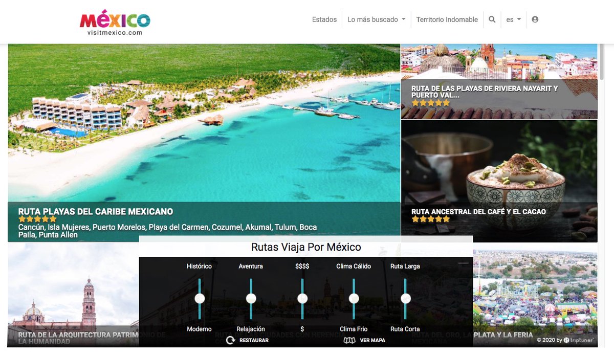 We’re thrilled to help <a href="/VisitMex/">Visit México</a> showcase the beauty and diversity of #travel experiences in #Mexico in their newly re-launched website - check it out! visitmexico.com! 

#destinationmarketing
#PiensaEnMexico
#FindYourRoute #FineTuneTuMéxico