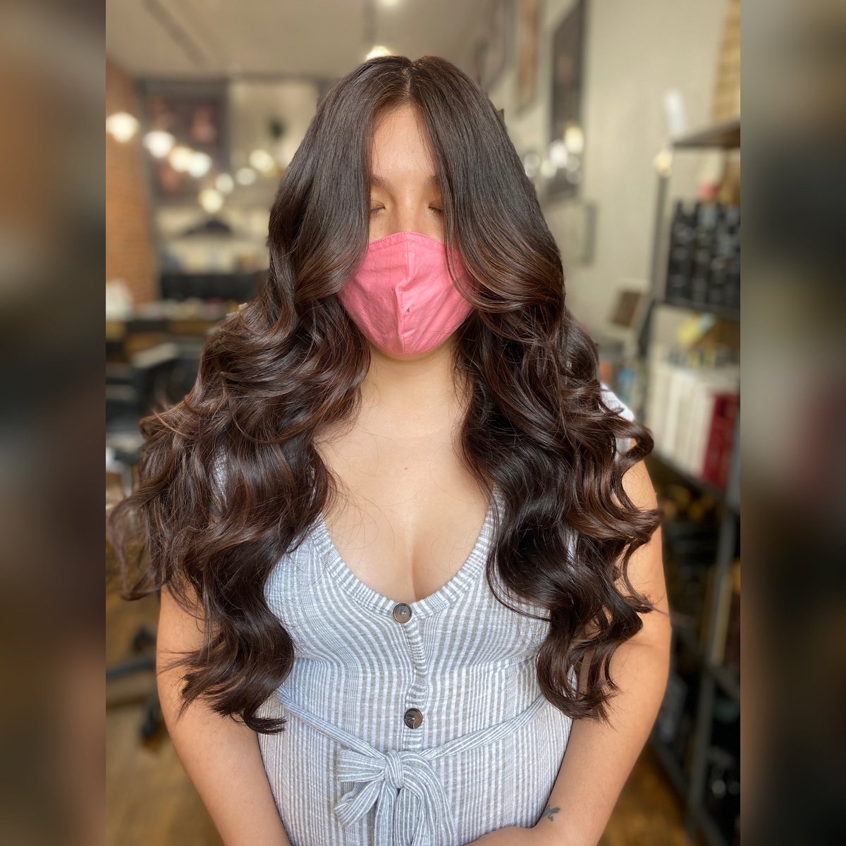 miyukisaid's tweet image. Vibrant Truffle! #PulseHairSalon #DenverAList #CorrectiveColor #LanzaHairColor #Lanza #TellYourFeiendsAboutMe