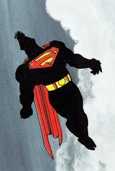 When Frank Miller stripped down Superman to his absolute minimum iconic fundamentals, he emphasized the forelock