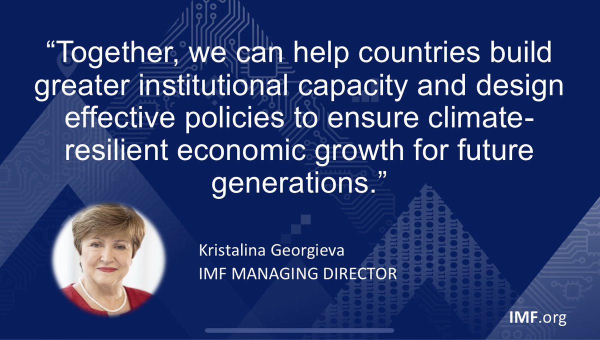 imfcapdev's tweet photo. Let’s build a greener, smarter, and fairer world after the pandemic. Thank you #Germany for the strong leadership on climate change, and for extending our capacity development partnership on climate issues with @BMZ_Bund #climatechange https://t.co/0EACR9NLqF. https://t.co/8Cd5XFpA2X