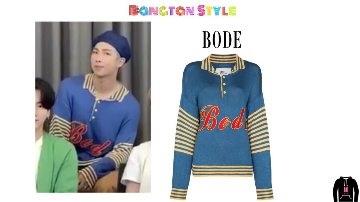 bts blue sweater