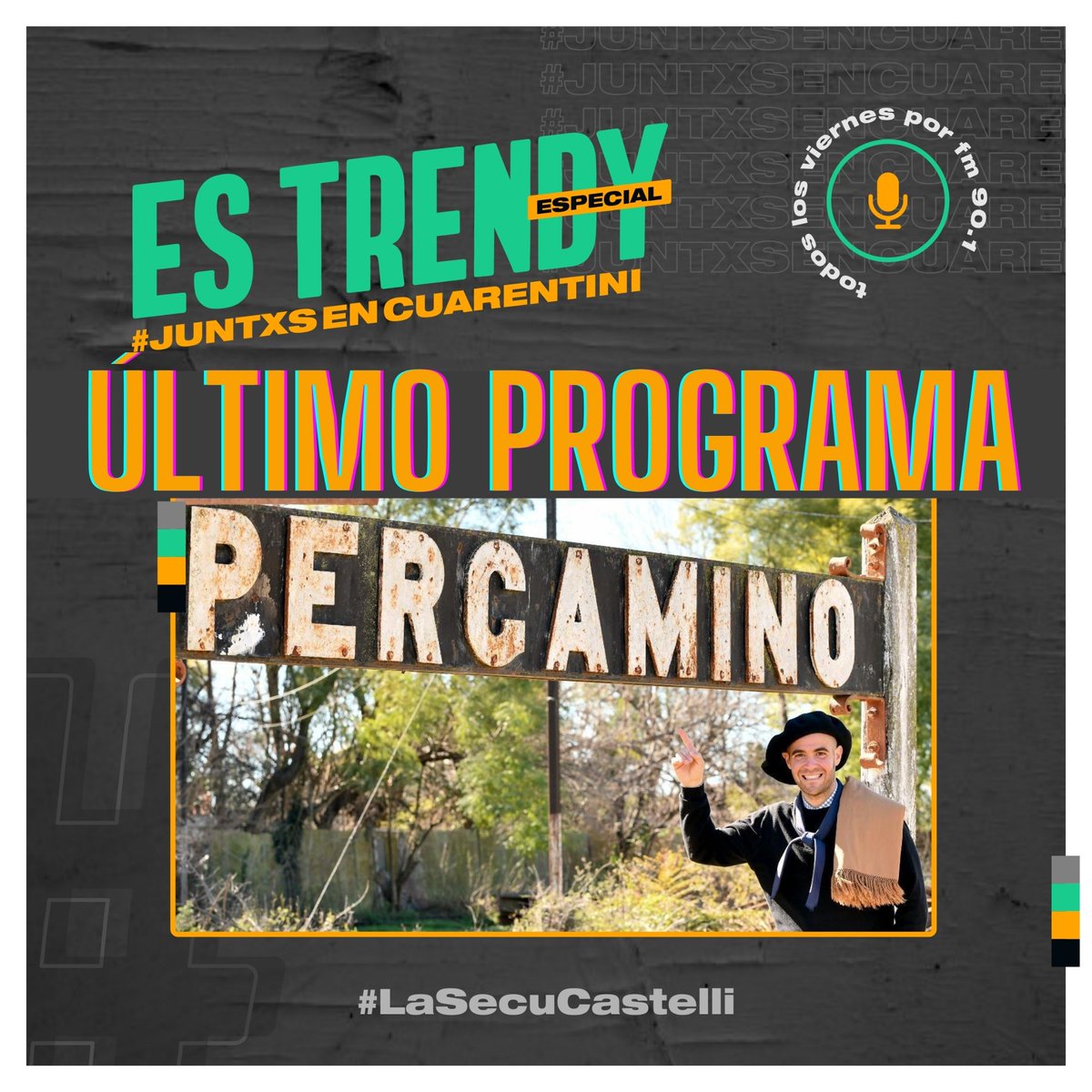 estrendyradio's tweet photo. 🔥 Este viernes prendete al ¡ÚLTIMO PROGRAMA! de #EsTrendy⚡También en FM 90.1 📻#LIVE

Abrimos #EsTrendy CON TODO 😁👏🏼

Desde la Ciudad de Pergamino hacemos vivo con @bryanpetaccio mas conocido como "el gaucho de TikTok" 🌟 https://t.co/nVW7OVMfGI