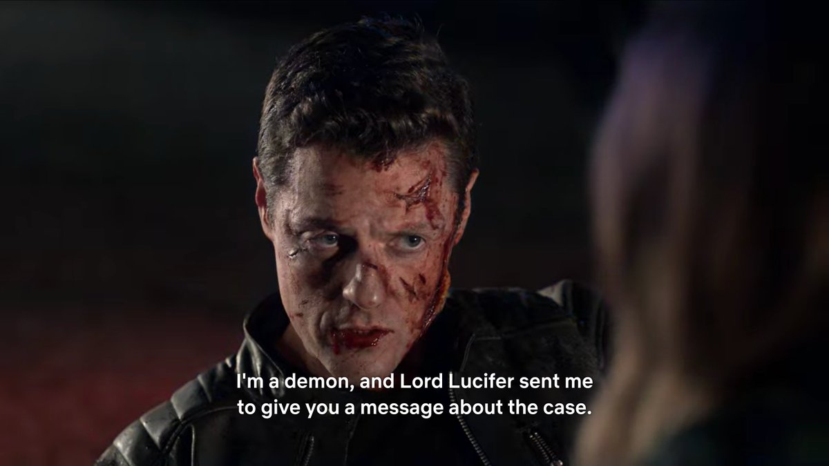 just something about lucifer sending a message through a demon to help chloe on a case... just something about chloe immediately asking about how he is... just Something About Them
