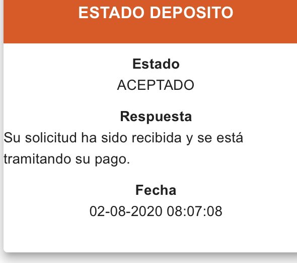 marijosea's tweet photo. @Contraloriacl @tgrchile @SII_Chile @ignaciobriones_ 
2/08 se recepciono la solicitud a mi bono van más de 10 días hábiles sin saber nada ... en @tgrchile  me aparece bono 500.000 enviado al  banco pero en una cuenta que no es mía yo lo pedí a cta rut https://t.co/4R63Vajt9p