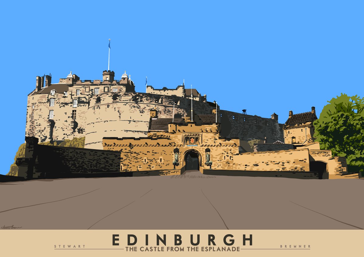 Staying in Edinburgh, apparently the natural colour version of the classic Esplanade view to Edinburgh Castle is also unsold. I had to double check this one.  https://indy-prints.com/collections/landscape-posters/products/edinburgh-the-castle-from-the-esplanade