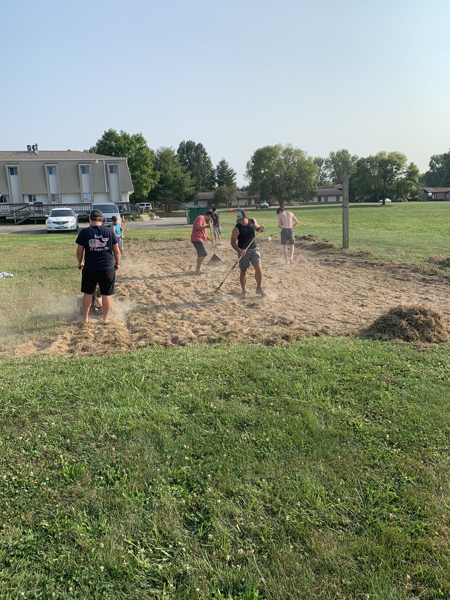 Rush is right around the corner and today we are cleaning up our sand volleyball courts. Come to the Pi Kappa Phi house next Thursday September 3rd from 6-7:30 to see the finished product and play sand volleyball. Stay tuned for the posting of our full rush schedule! #rushpikapp