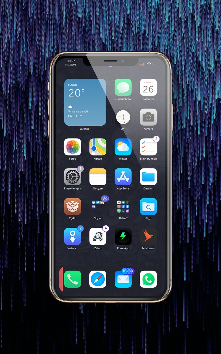 Mighel88's tweet image. Big thanks to @MTAC8 #Lynx 
@D_Gh0st #HSWidget
@iospeterdev #HSWeatherWidget
@p2kdev #Pridebars
@johnzaro #perfectTime
@burrit0ztweaks #Cenamo #Multipla(beta)
@gilshahar7  #BatteryNotch 
@MiRO92 #Shortmoji 
And other thinks SFF