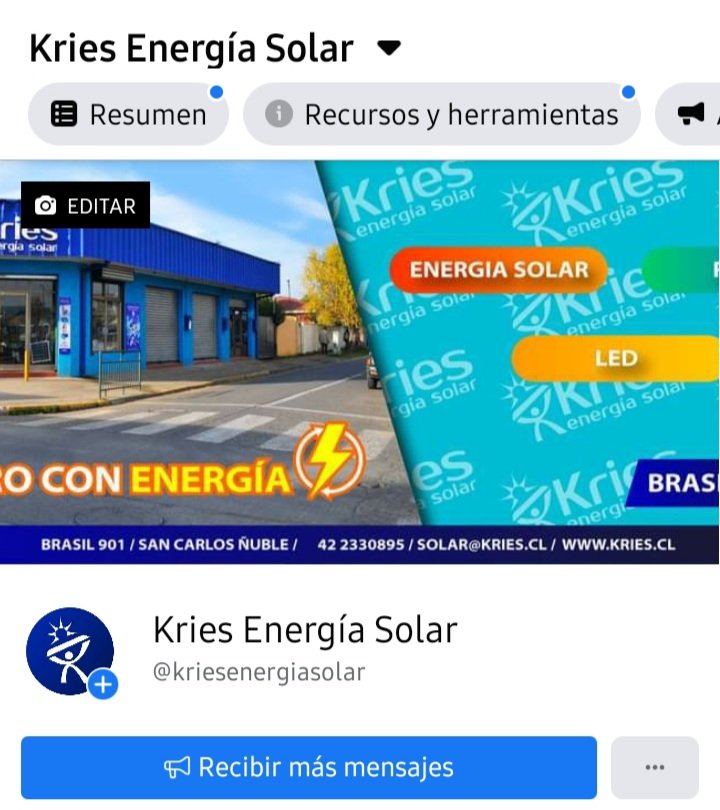 DigitalCL's tweet photo. Los invito a seguir la fanpage de Kries Energía Solar 

https://t.co/jiHTcFmY2F https://t.co/HDPpdCa0Yz