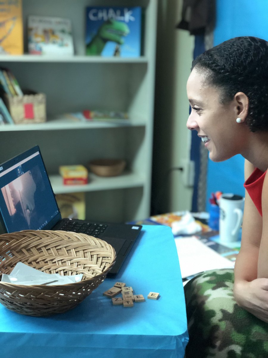 Shea_Holland_IC's tweet photo. If you're in need of a pick me up watching a teacher being blessed, and watching one working with her e-learning students and hearing them all tell her they love her at the end of the lesson will do the trick! #theyaremagic #amazing https://t.co/TVqn4lOiuG