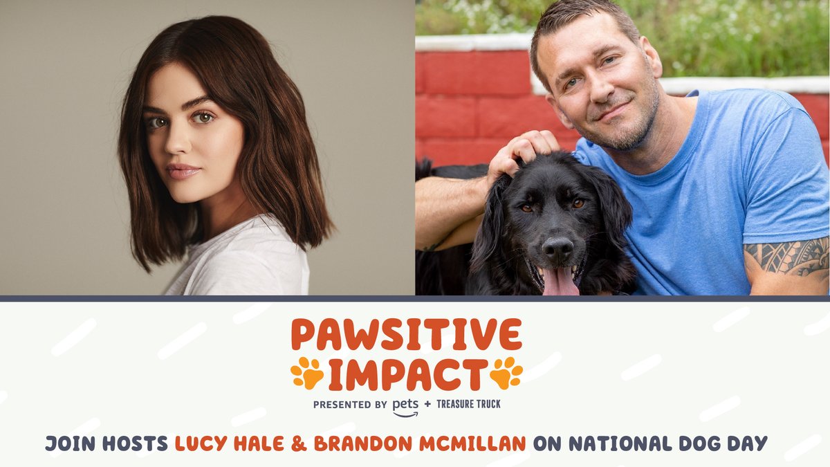 AlliedEx's tweet photo. Learn new tricks on keeping your pup happy and healthy during the Pawsitive Impact virtual event on 8/26 at 10am PT / 1pm ET with hosts Lucy Hale &amp; Brandon McMillan! @amazonpets @treasuretruck @amazonlive #amazonpawsitiveimpact https://t.co/ACT4NAWmEu https://t.co/TmX6VqtWGo